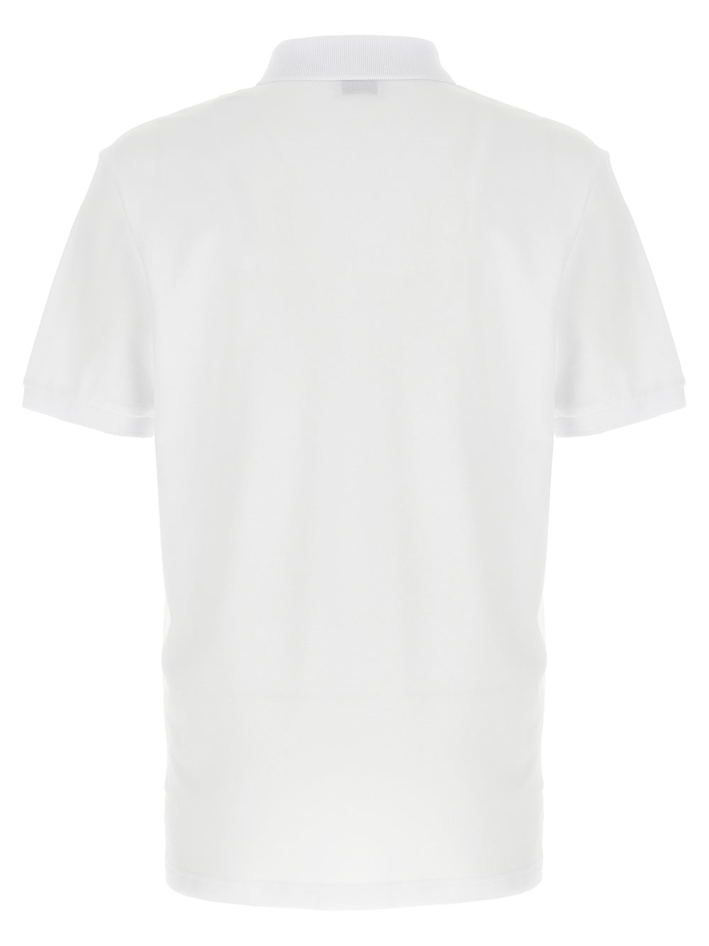 White Cotton Polo Shirt