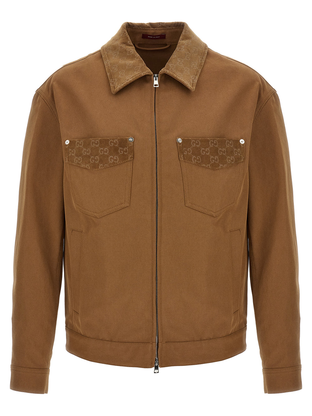 Gucci Βαμβακερό Jacket σε Καφέ