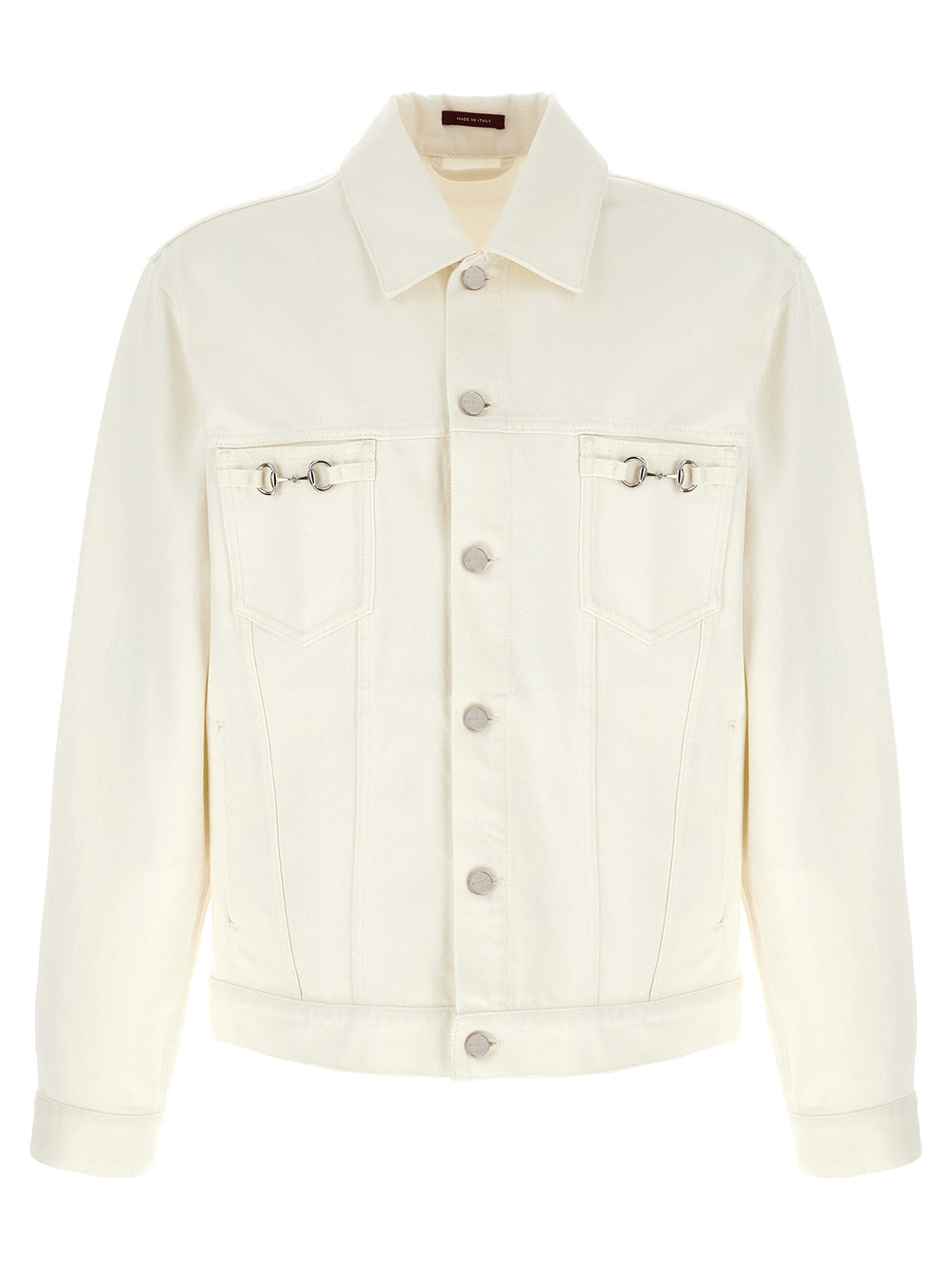 White Cotton Denim Jacket