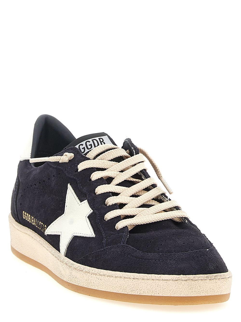 Golden Goose Ball Star Leather Sneakers in Blue