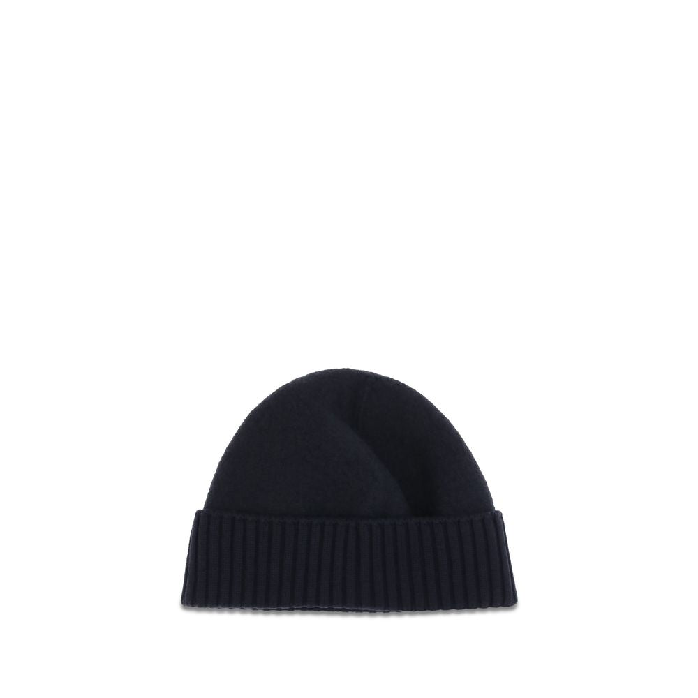 Dolce & Gabbana 100% Wool Beanie in Black