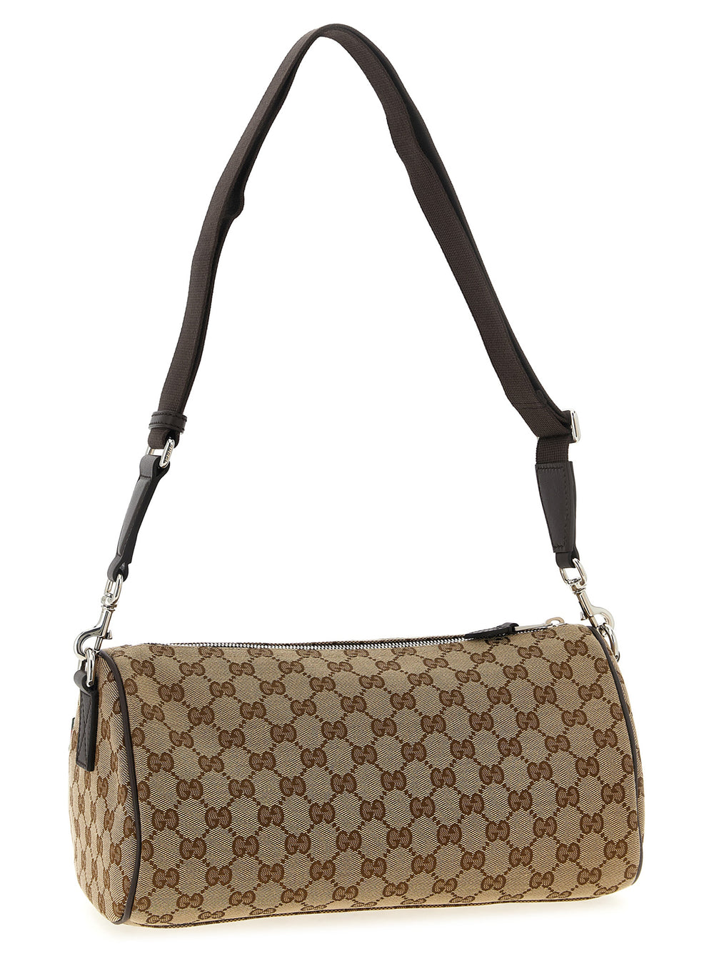 Gucci Τσάντα Ώμου από Ύφασμα GG σε Μπεζ
