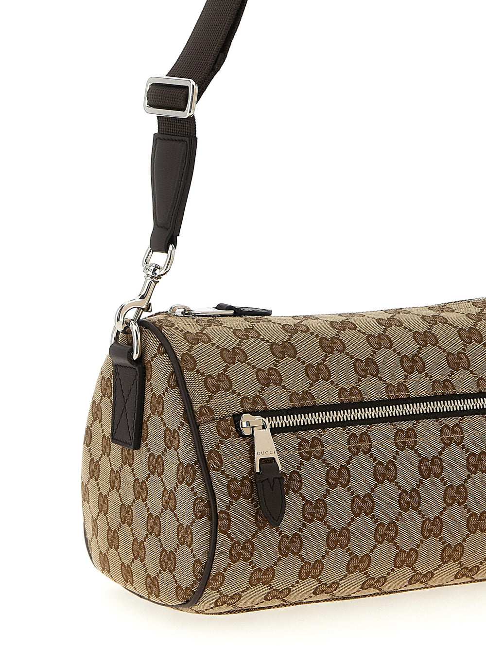 Gucci Τσάντα Ώμου από Ύφασμα GG σε Μπεζ