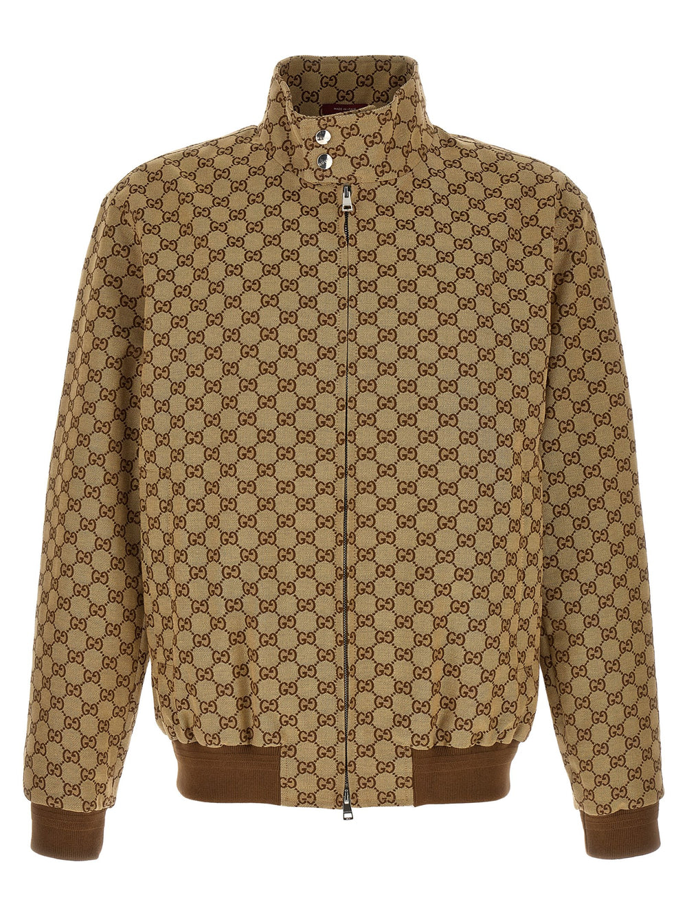 Gucci Cotton Bomber Jacket in Beige