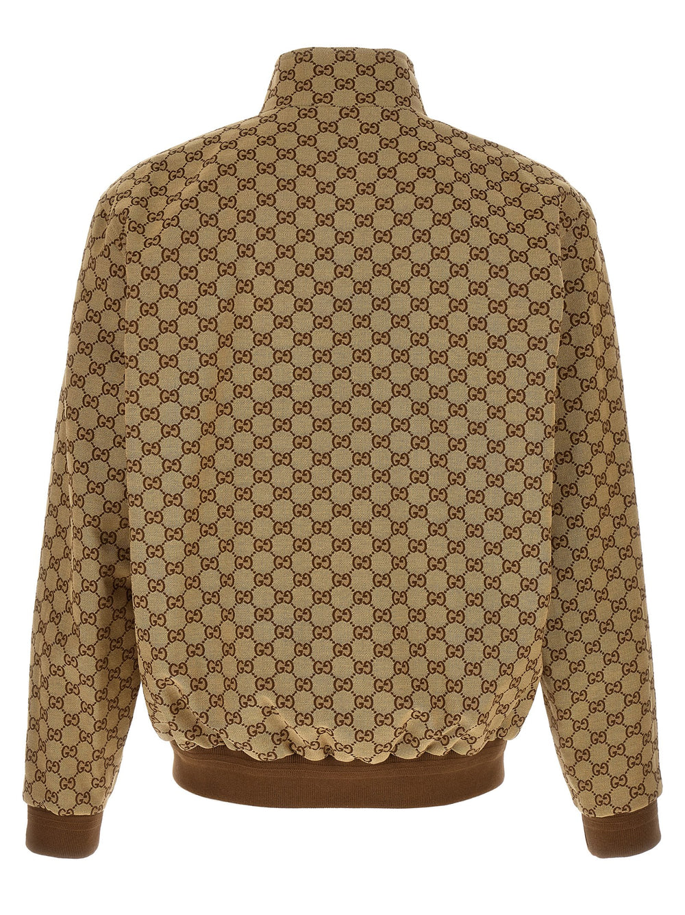 Gucci Cotton Bomber Jacket in Beige