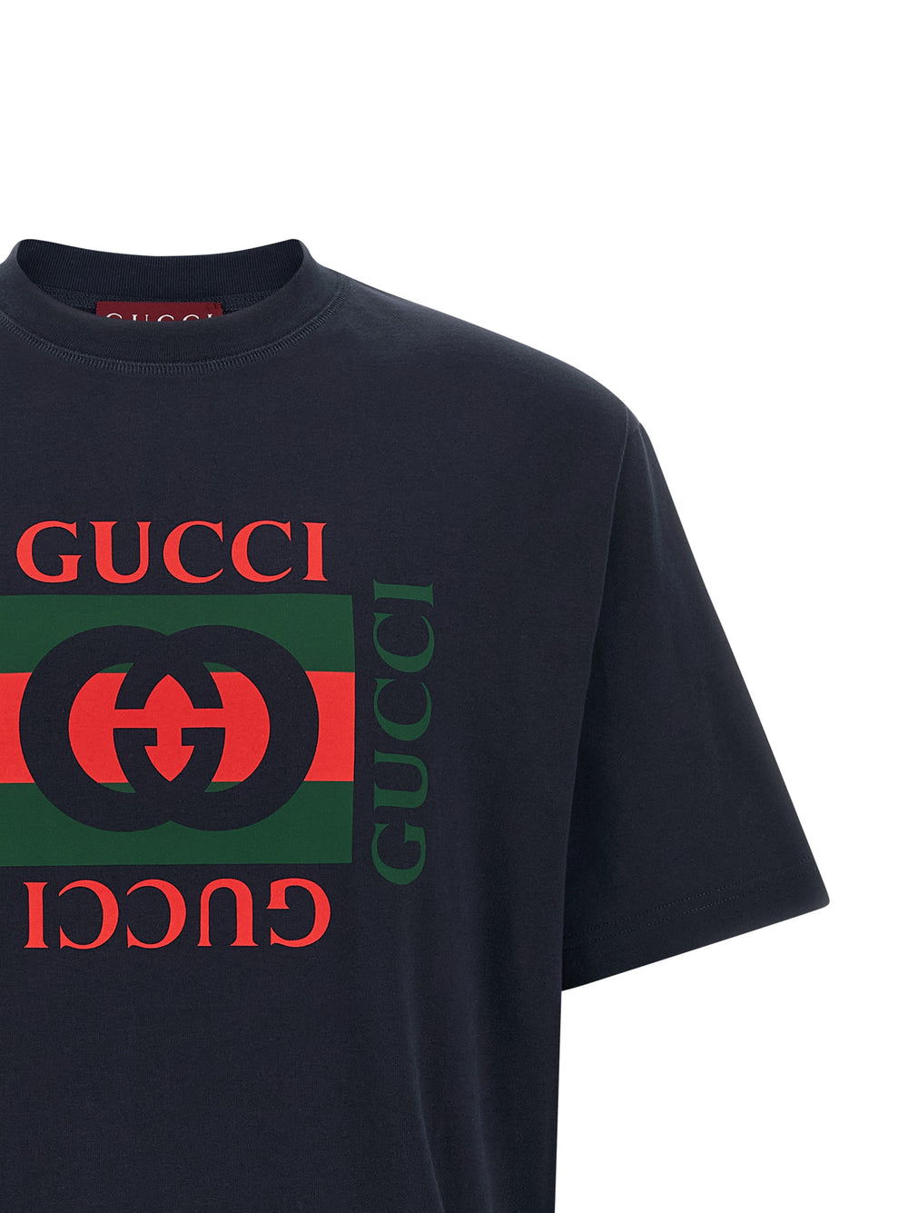 Gucci T-Shirt από 100% βαμβάκι σε Μπλε