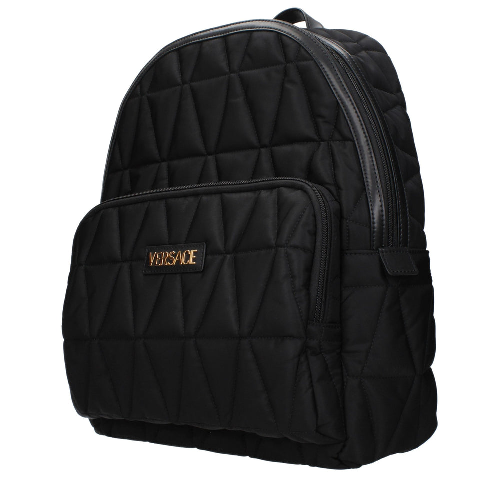Black Fabric Backpack