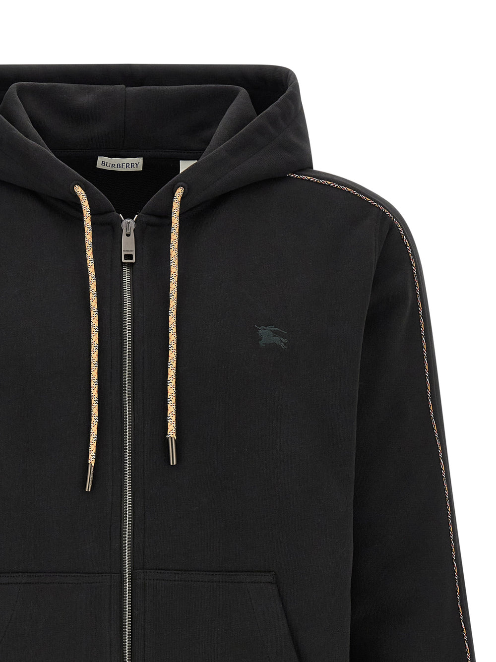 Burberry Βαμβακερό Hoodie από 100% βαμβάκι σε Μαύρο