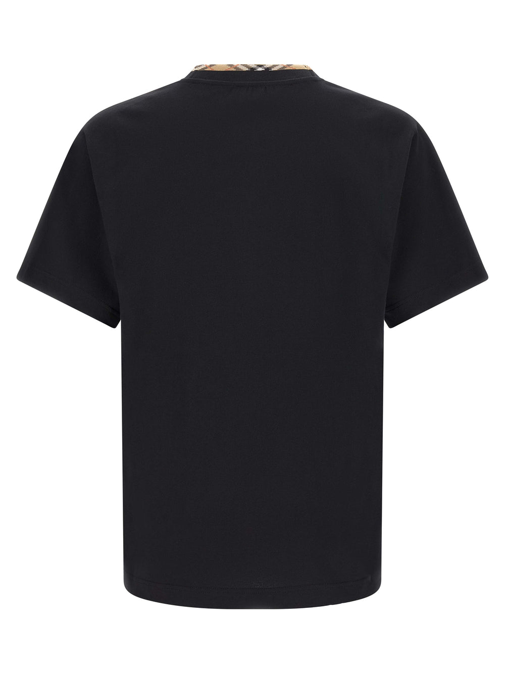 Burberry 100% Cotton T-Shirt in Black