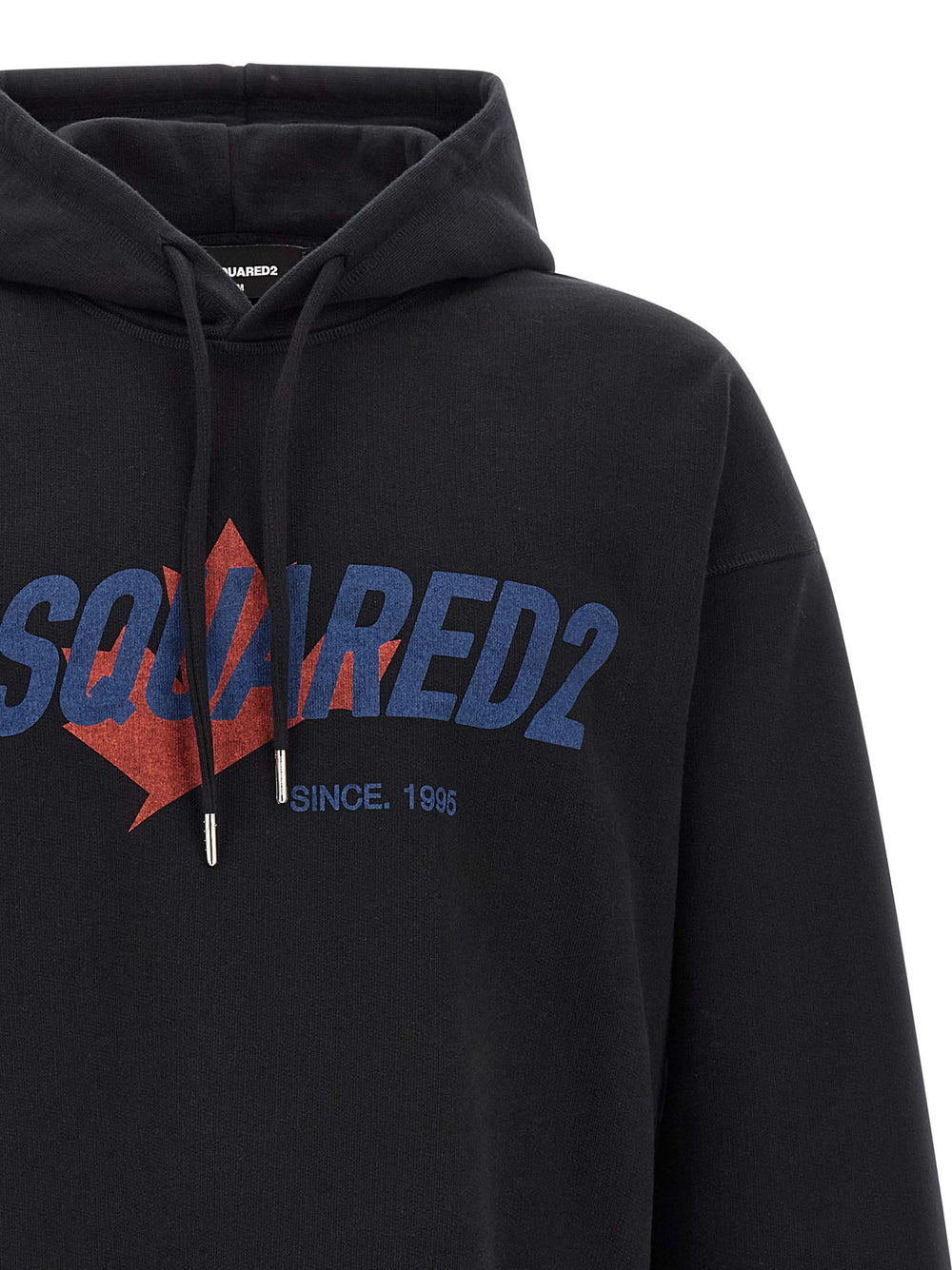 Dsquared² Βαμβακερό Φούτερ σε Μαύρο