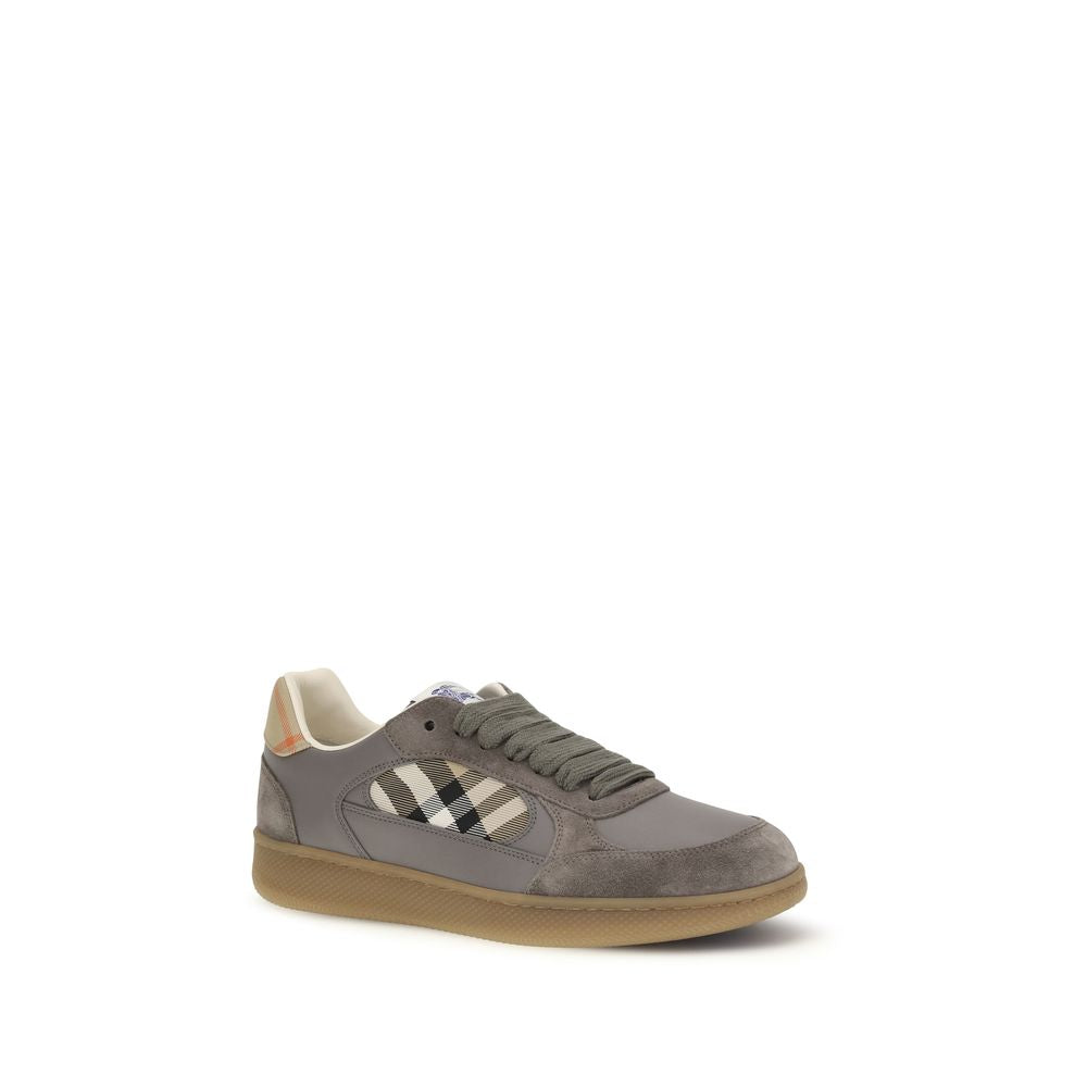 Burberry Δερμάτινα Sneakers σε Γκρι