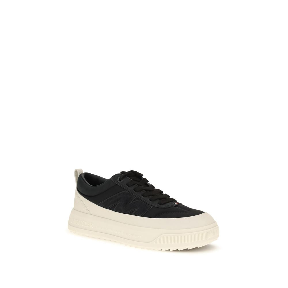 Moncler Altive Calf Leather Sneakers in Black