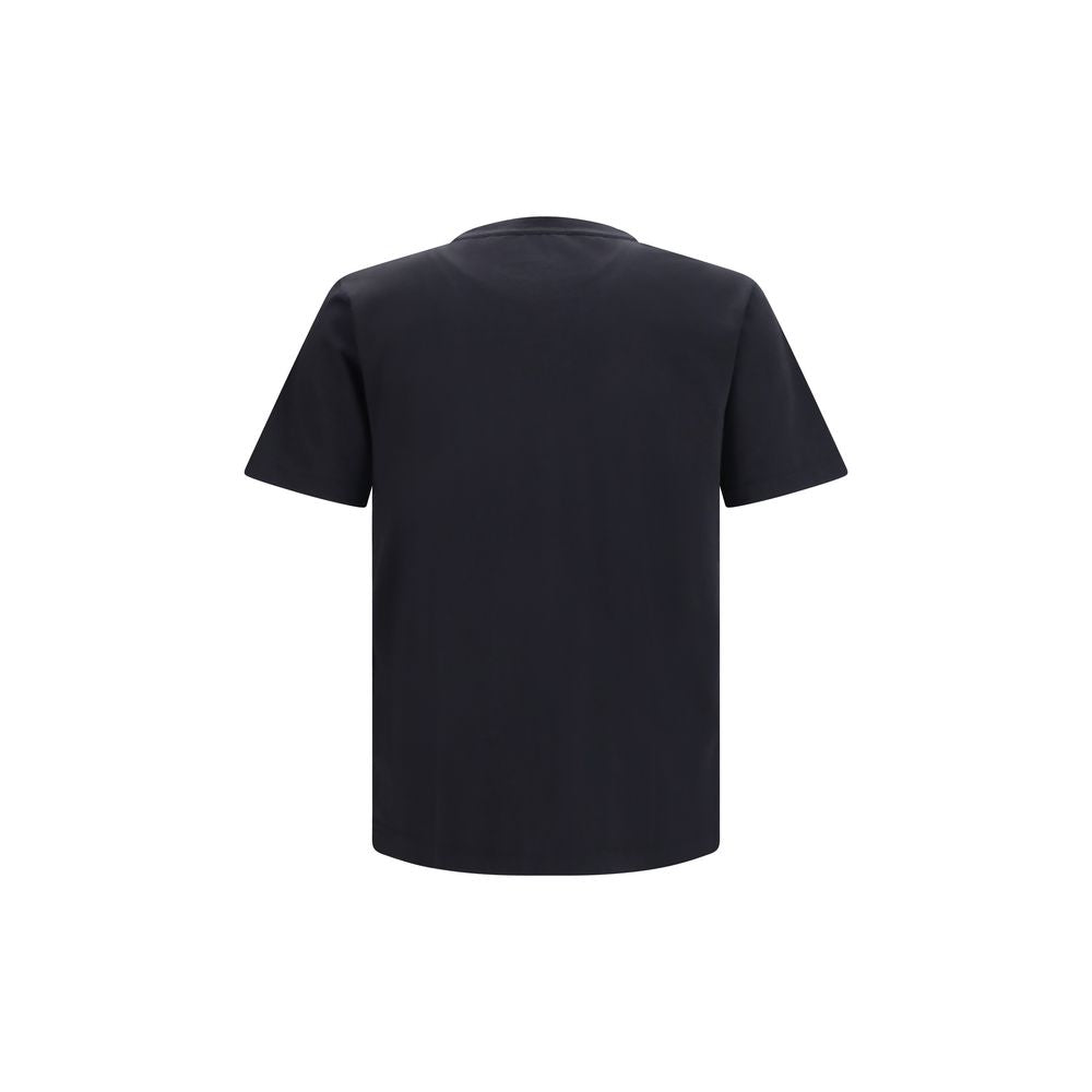Off-White 100% Cotton T-Shirt in Black