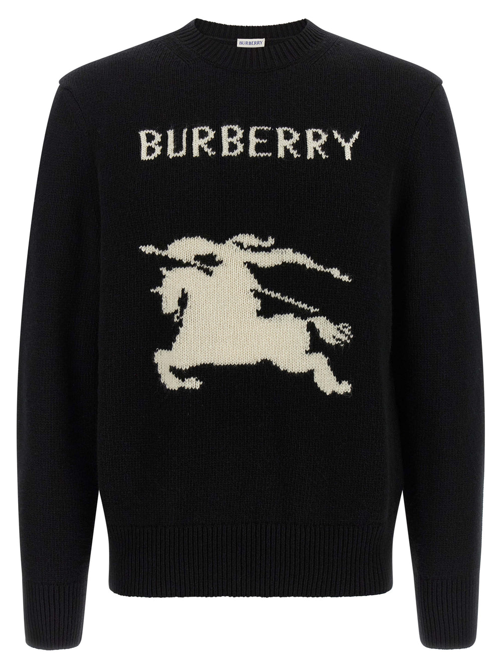 Burberry Πλεκτό από μαλλί σε Μαύρο
