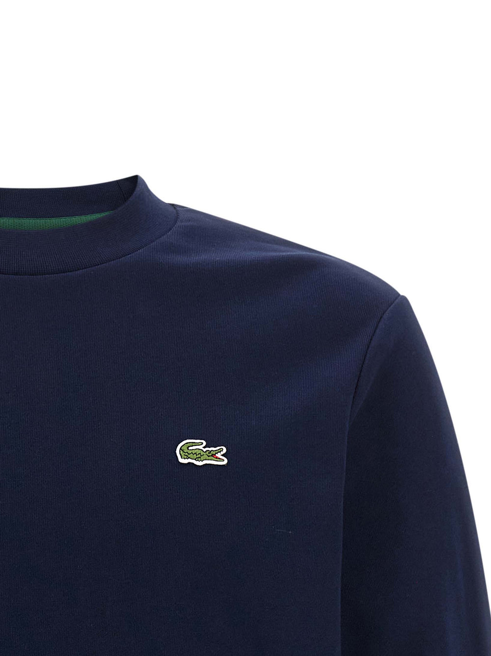 Lacoste Βαμβακερό Φούτερ Μπλε