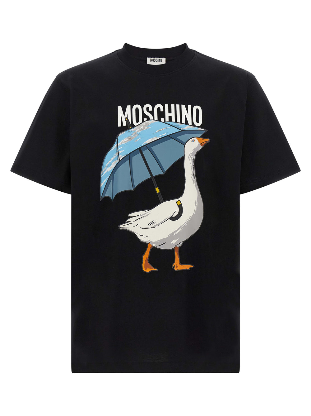 Moschino 100% Cotton T-Shirt in Black