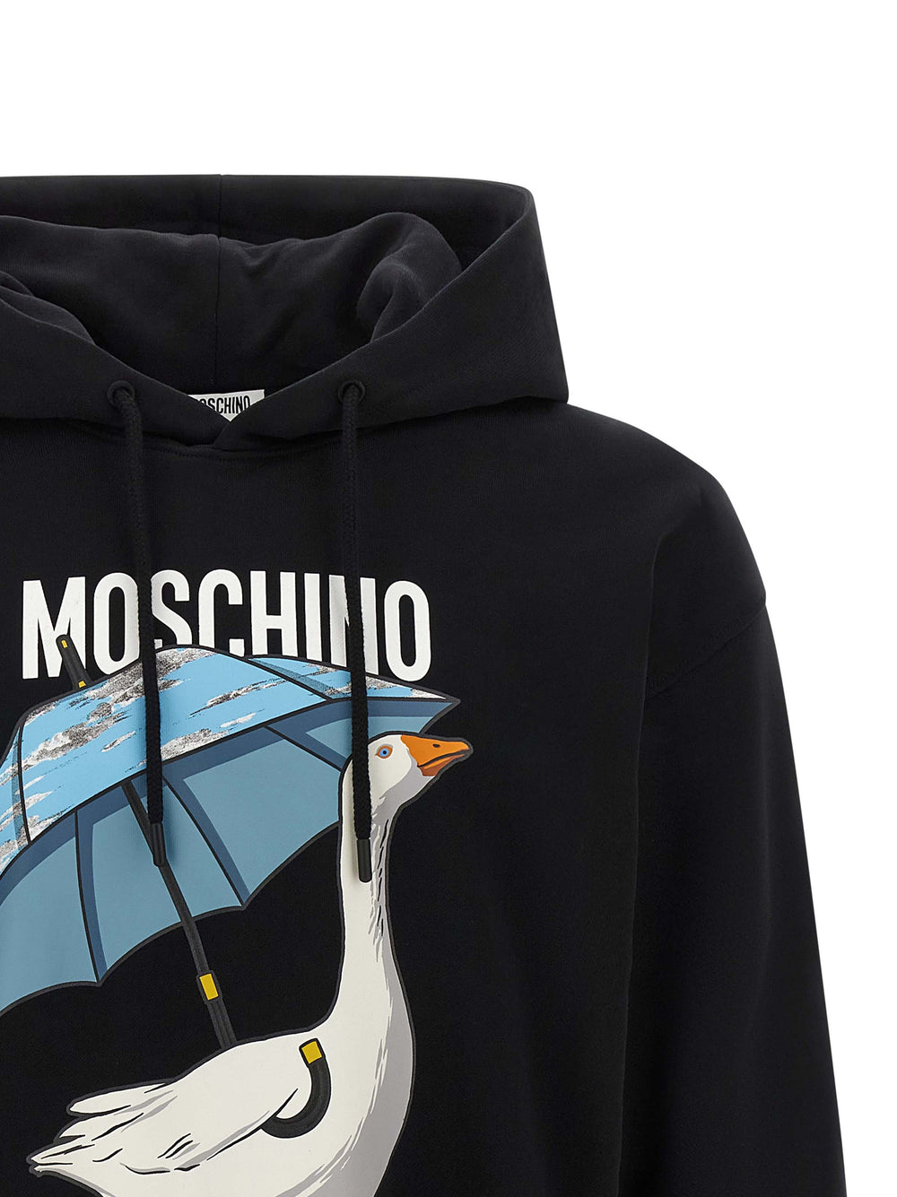 Moschino Cotton Sweatshirt in Black