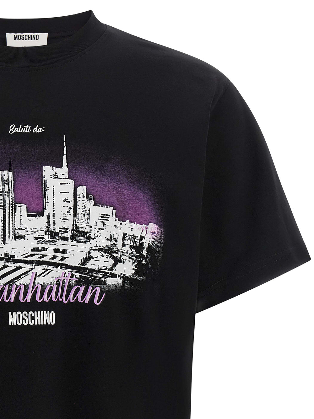 Moschino T-Shirt από 100% βαμβάκι σε Μαύρο