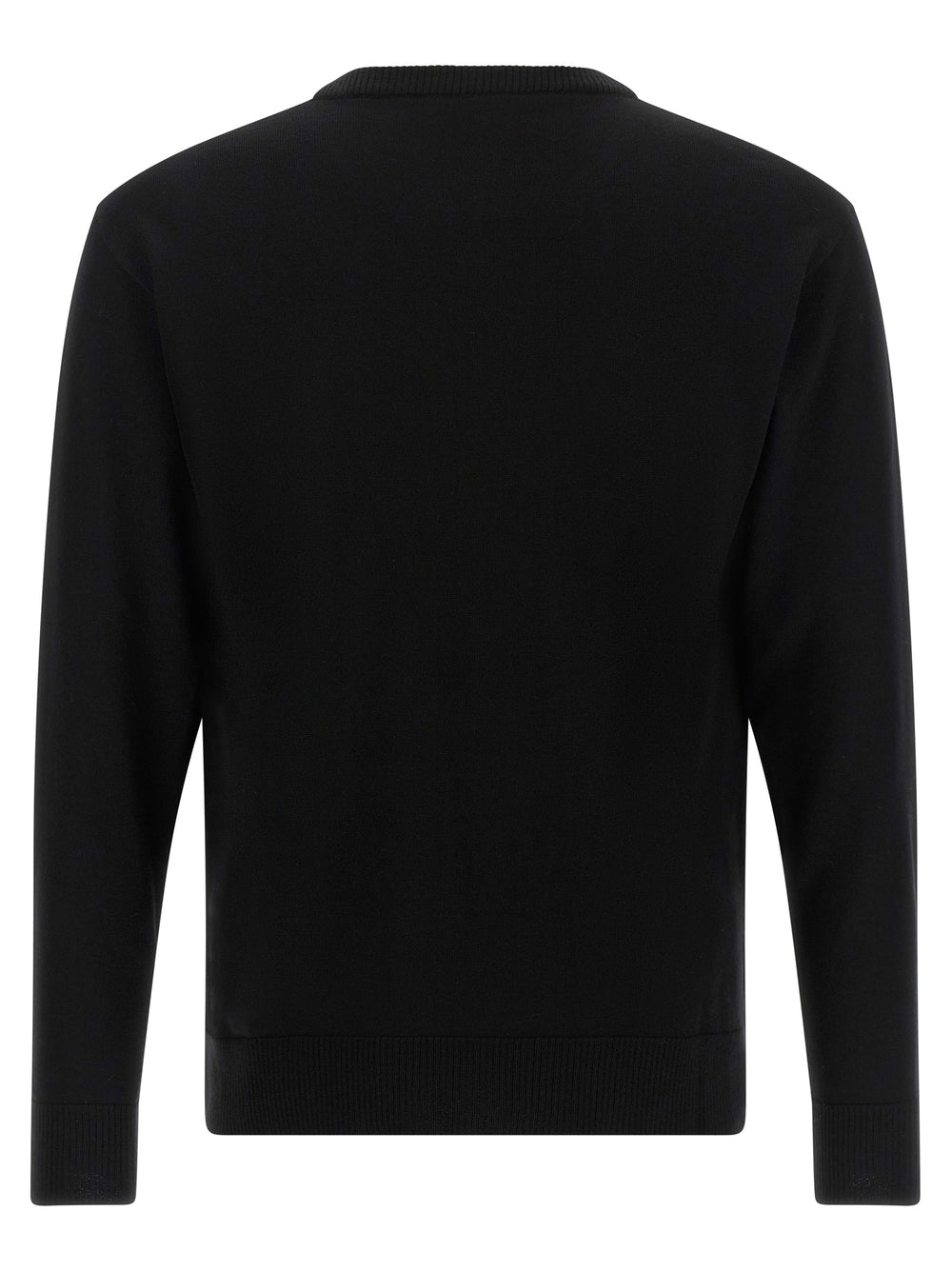 Moschino 100% Virgin Wool Cardigan in Black