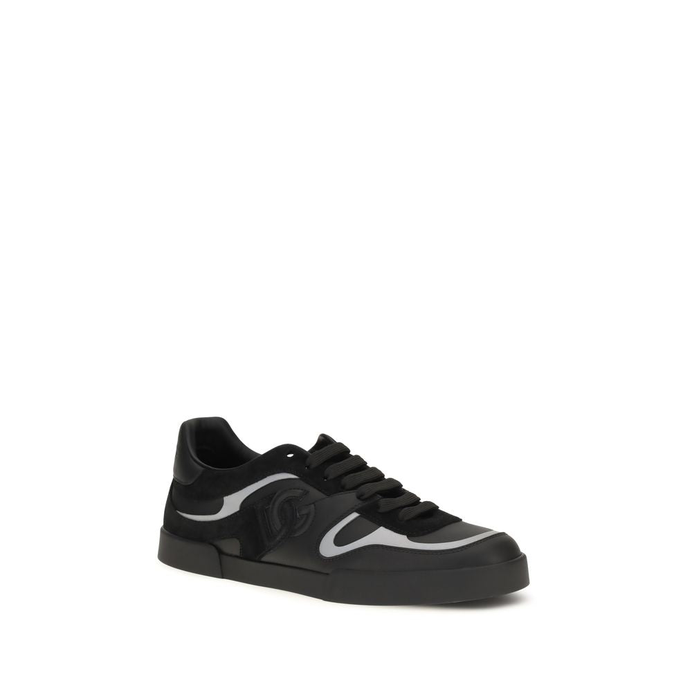 Dolce & Gabbana Sneakers από Δέρμα Μοσχαριού σε Μαύρο