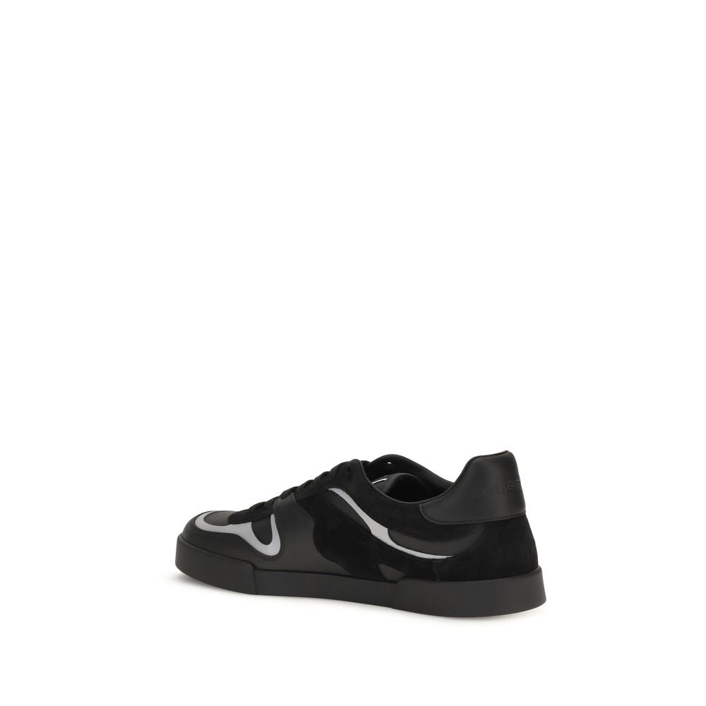 Dolce & Gabbana Sneakers από Δέρμα Μοσχαριού σε Μαύρο