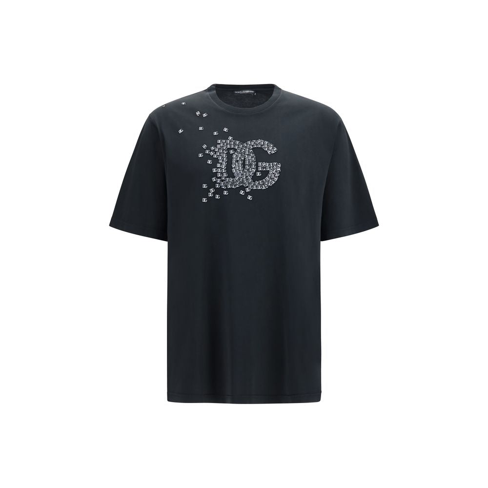 Dolce & Gabbana 100% Cotton T-Shirt in Black