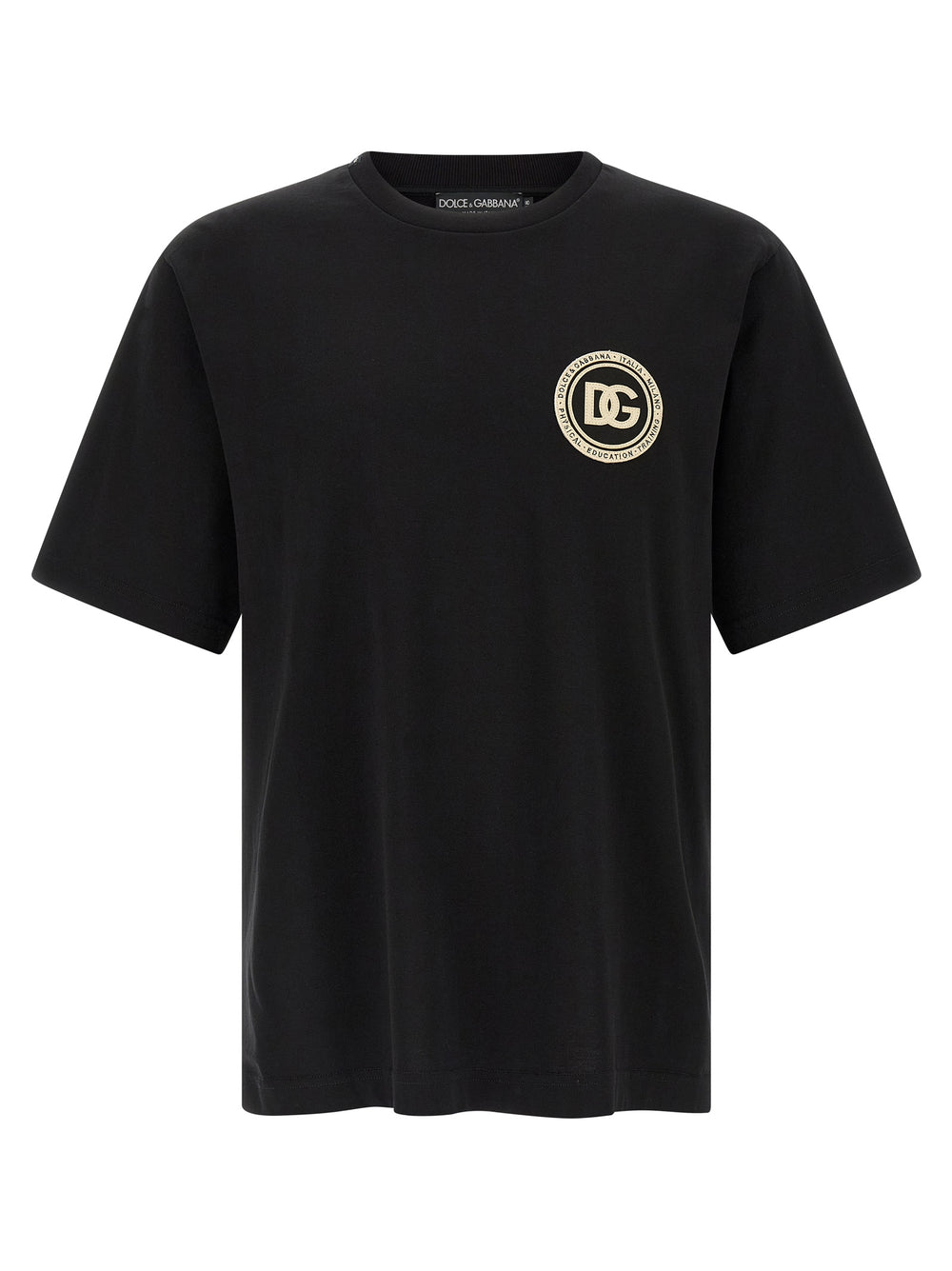 Dolce & Gabbana 100% Cotton T-Shirt in Black