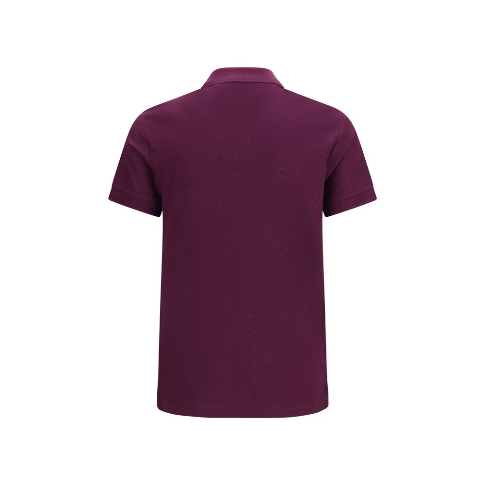 Burberry Βαμβακερό Polo σε Μωβ