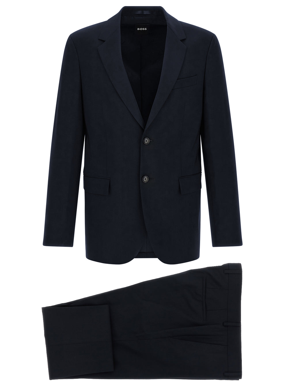 Hugo Boss Virgin Wool Two-Piece Suit in Blue