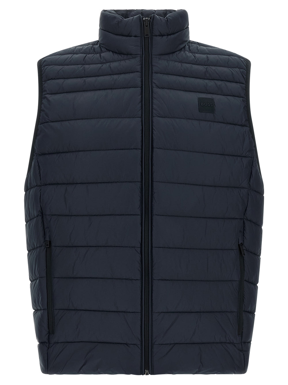 Hugo Boss Recycled Polyamide Sleeveless Jacket in Blue