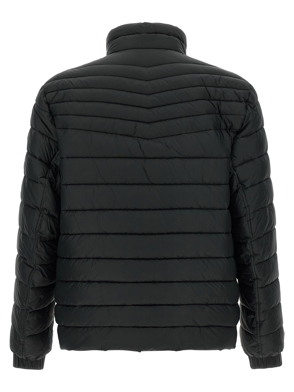 Hugo Boss Recycled Polyamide Full-Length Jacket in Black