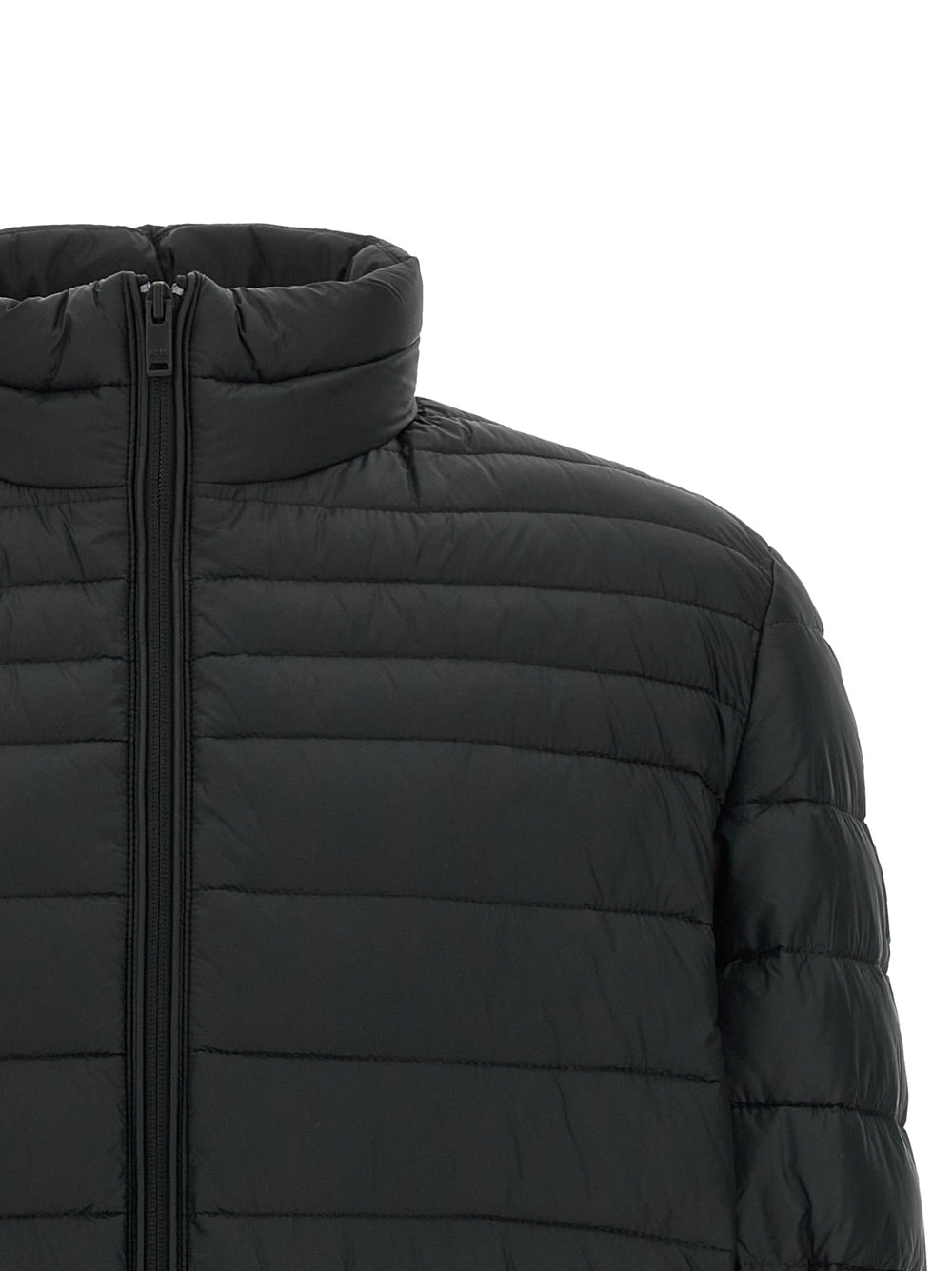 Hugo Boss Recycled Polyamide Full-Length Jacket in Black