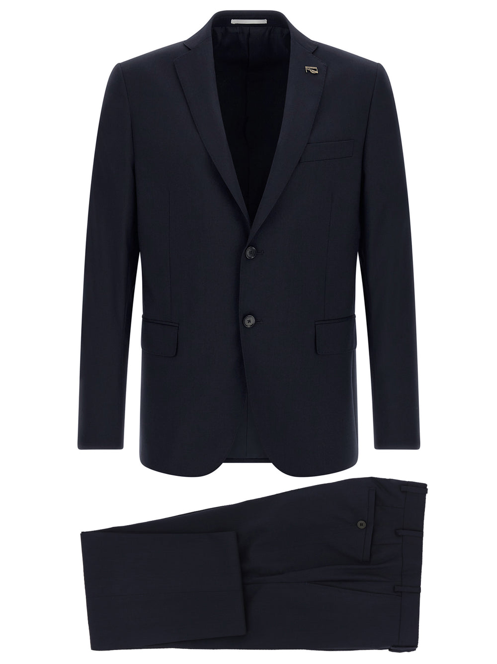 Blue Wool Suit