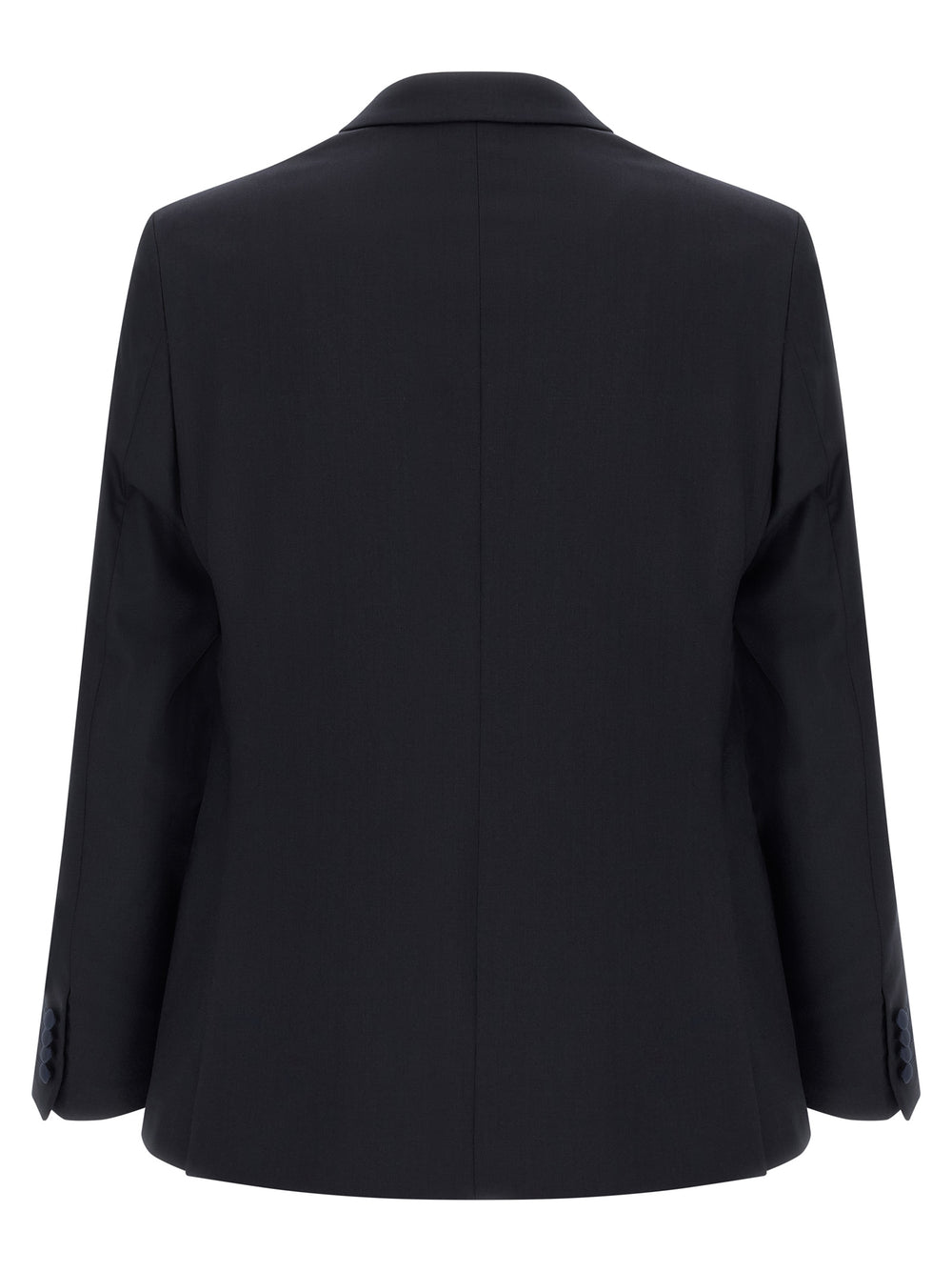 Black Wool Two-Piece Suit