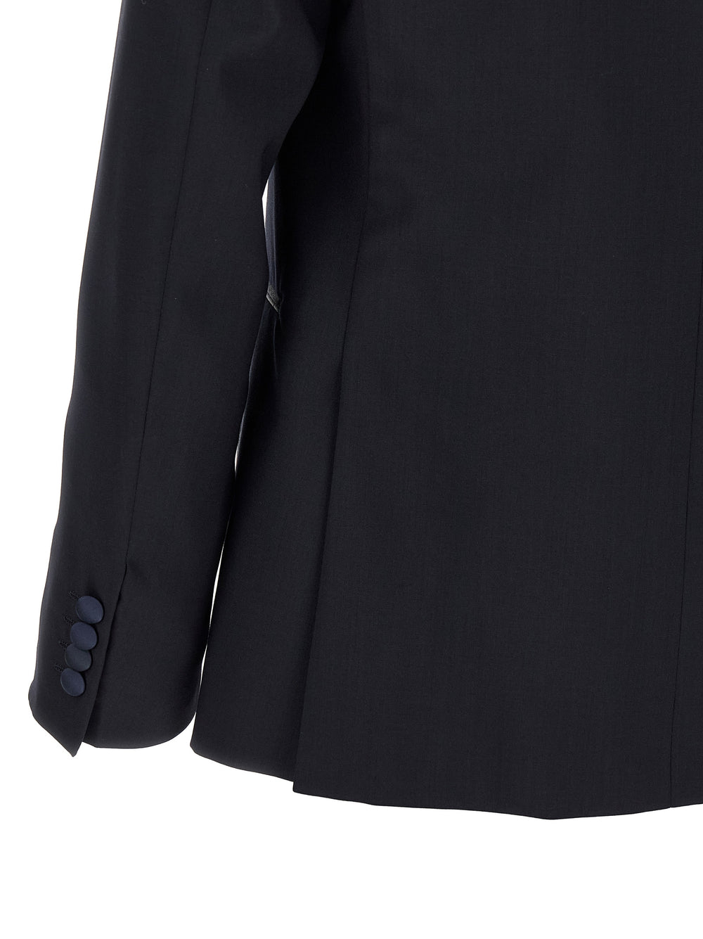 Black Wool Two-Piece Suit