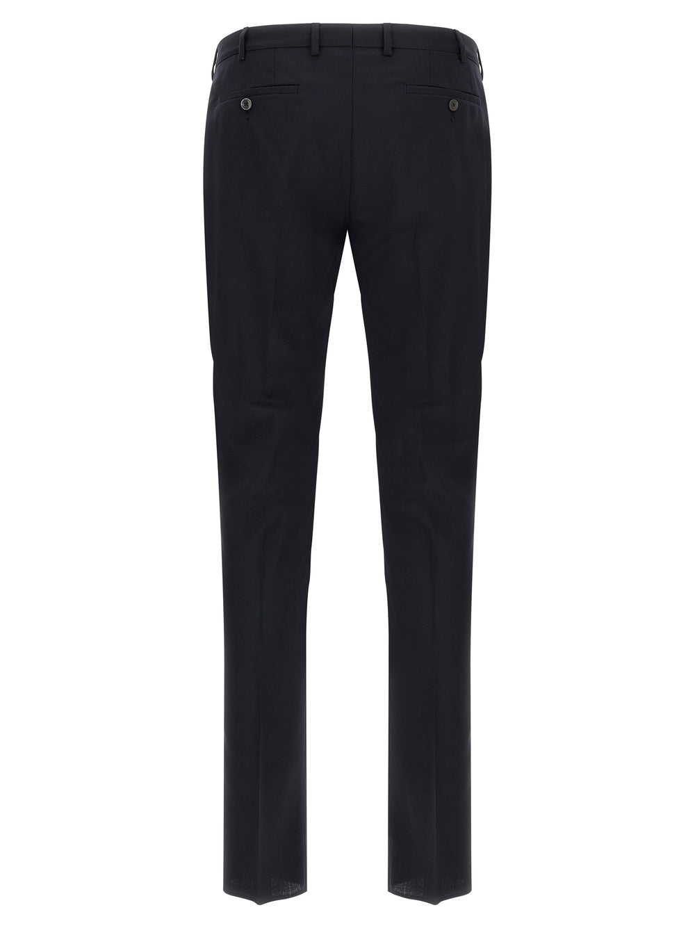 Black Wool Two-Piece Suit