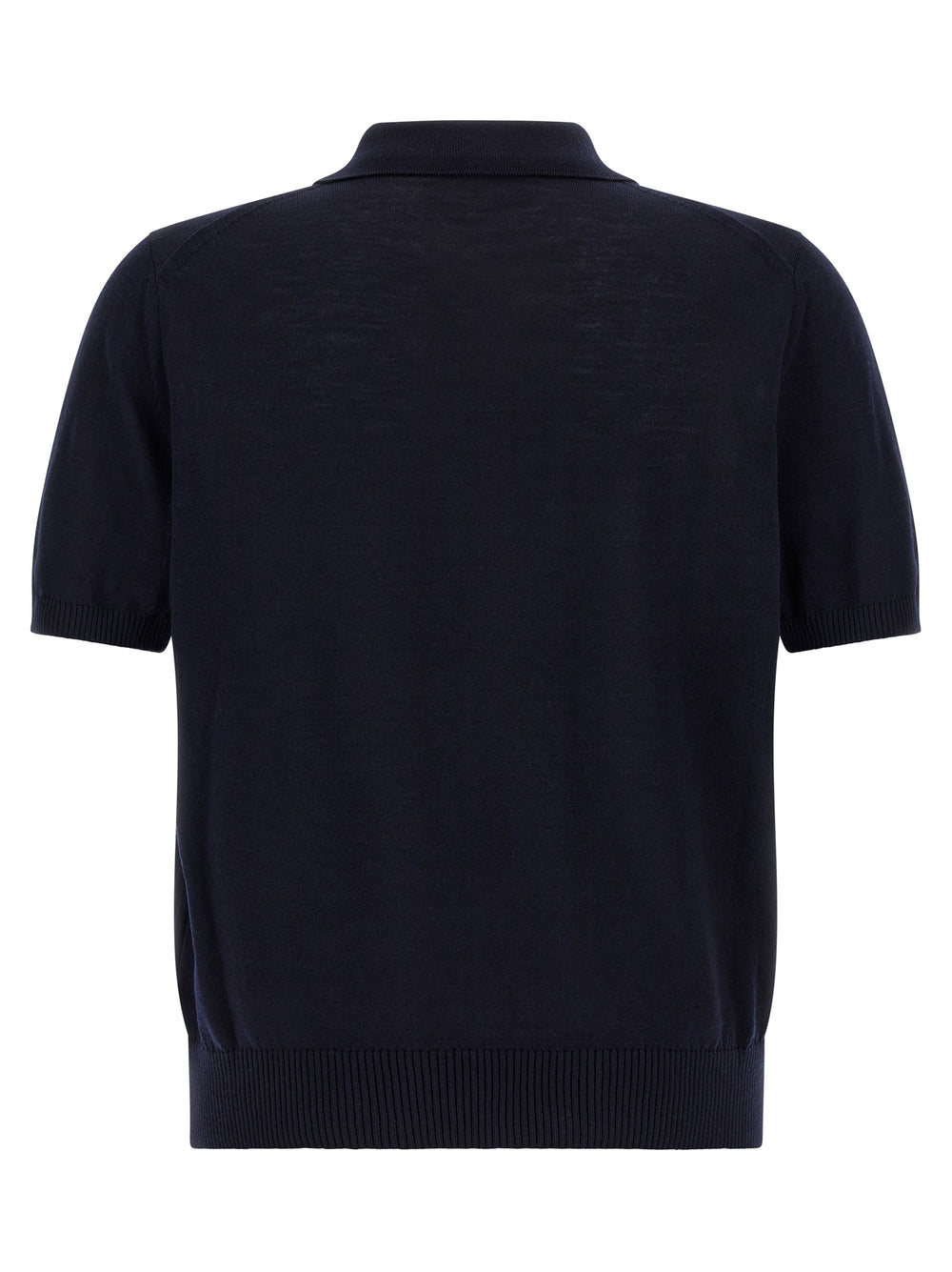 Hugo Boss Polo από 100% Παρθένο Μερινό Μαλλί σε Σκούρο Μπλε