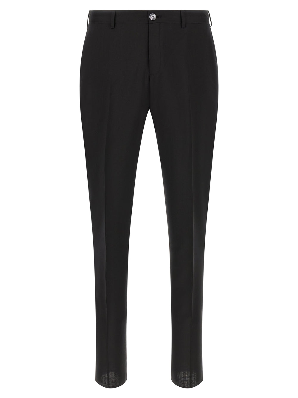 Black Wool Two-Piece Suit