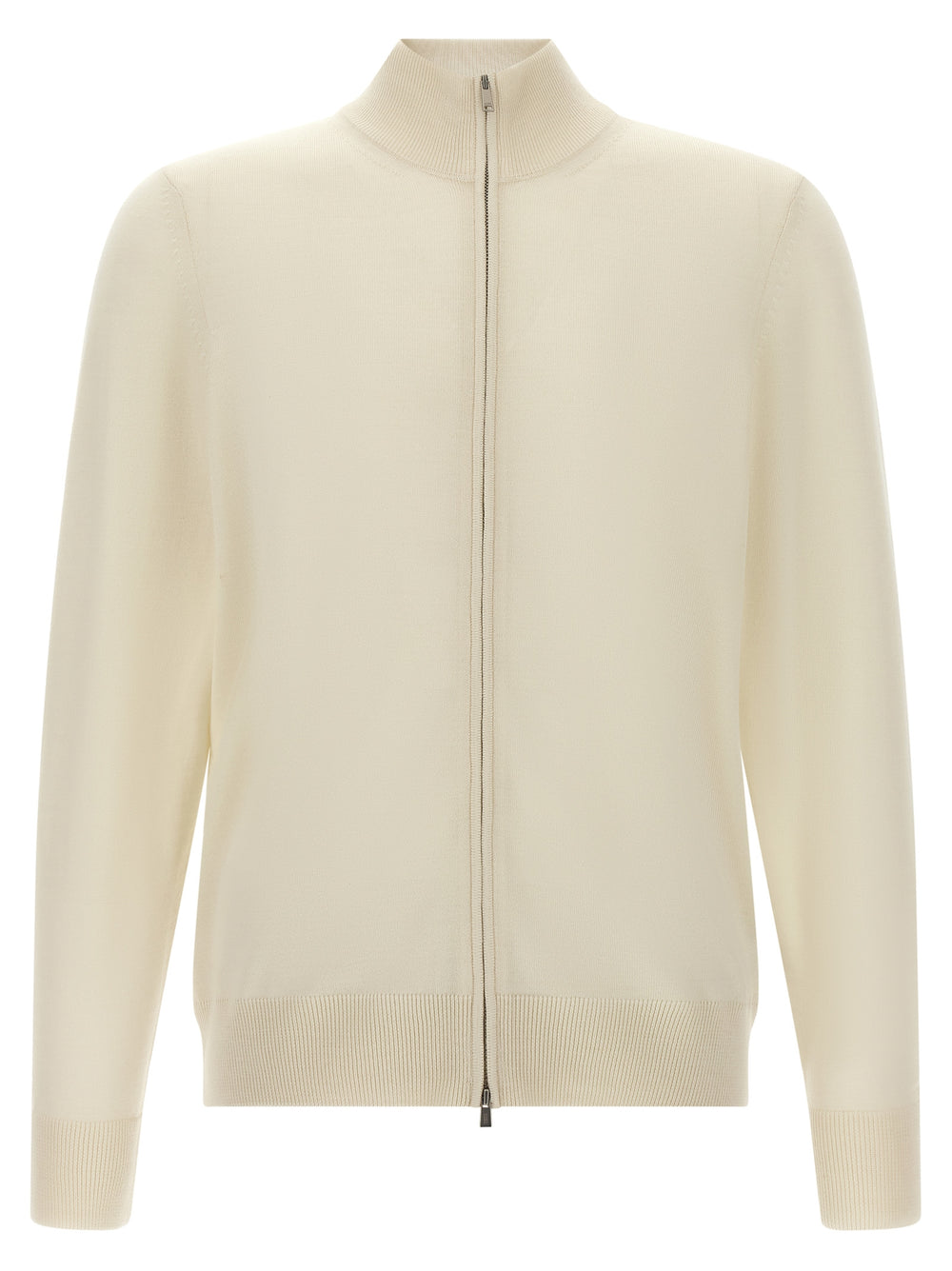 Hugo Boss 100% Virgin Wool Cardigan in White