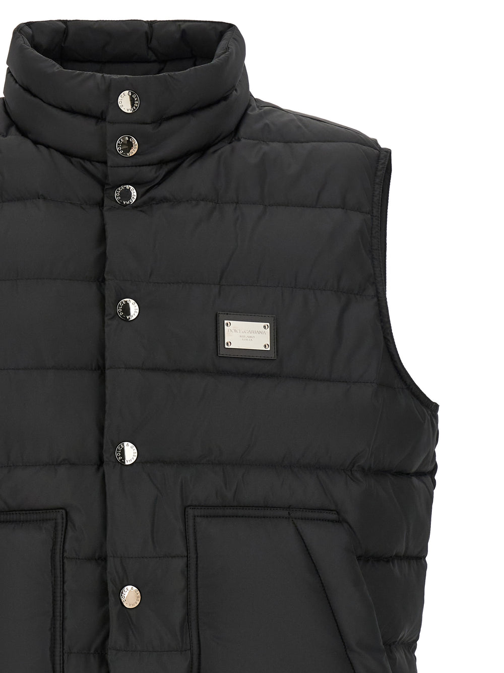 Dolce & Gabbana Sleeveless Jacket in Black