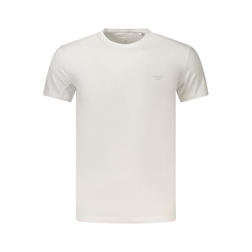 Guess Λευκό Βαμβακερό T-Shirt