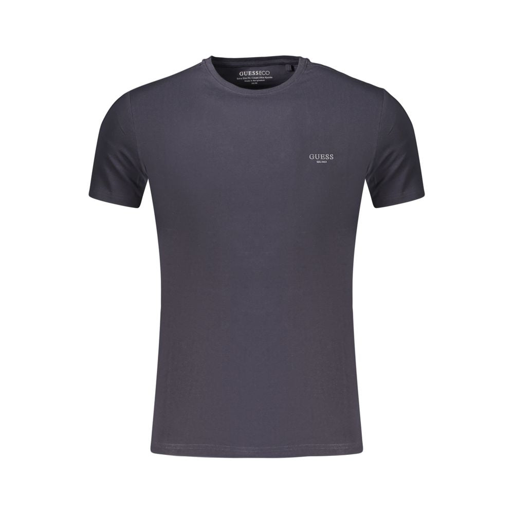 Guess Βαμβακερό T-Shirt Μπλε