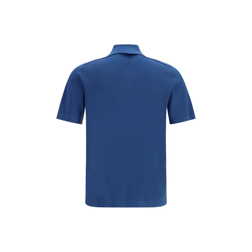 Burberry Polo από 100% Μαλλί σε Μπλε