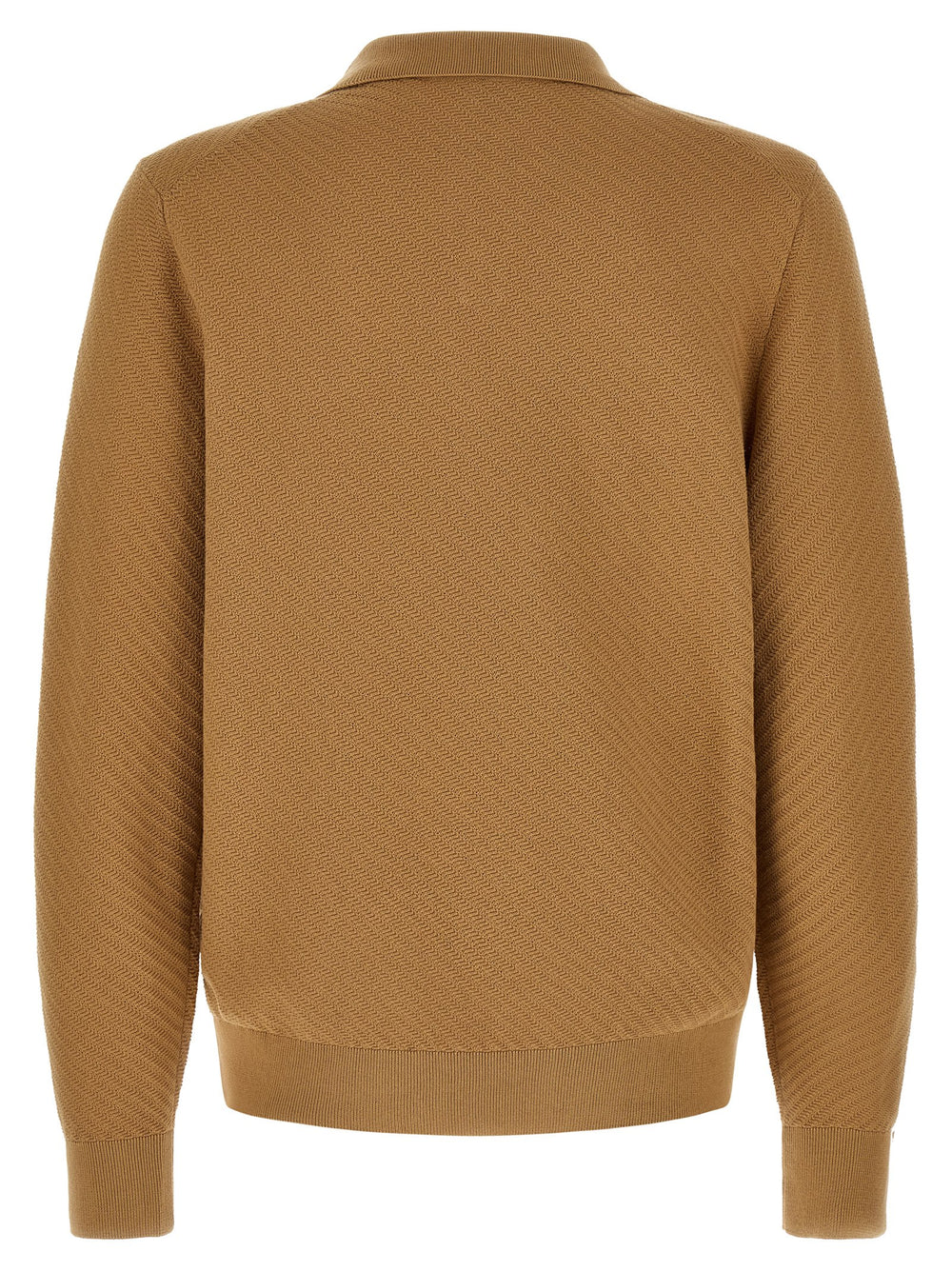 Hugo Boss Βαμβακερό Polo σε Καφέ