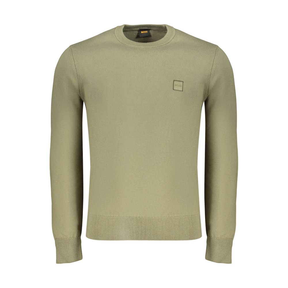 Green Cotton Men's Shirt