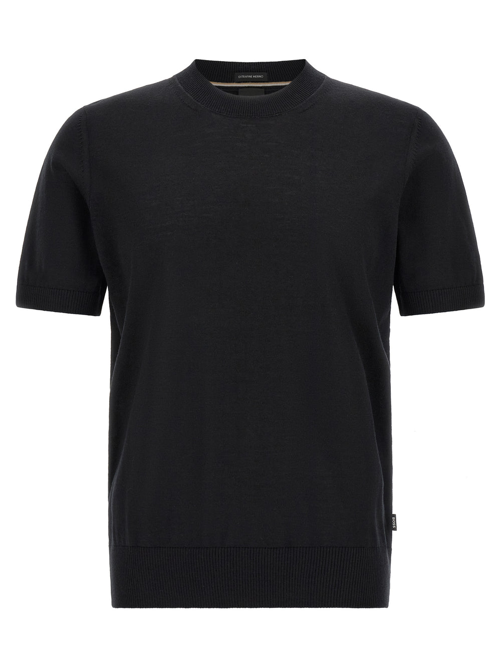 Hugo Boss 100% Virgin Wool T-Shirt in Black