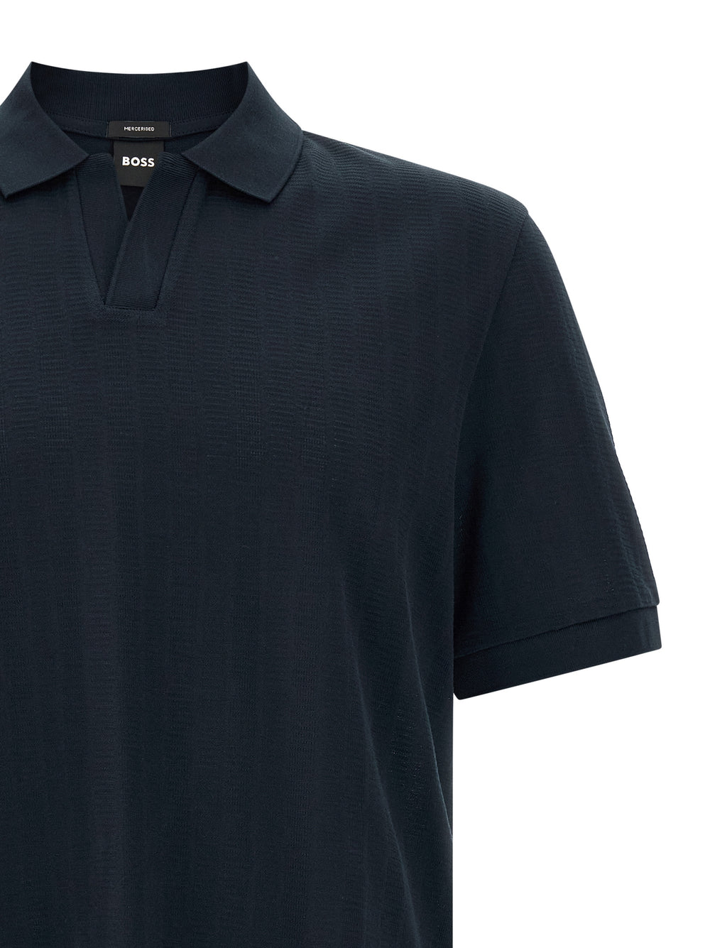 Hugo Boss Βαμβακερό Polo σε Μπλε