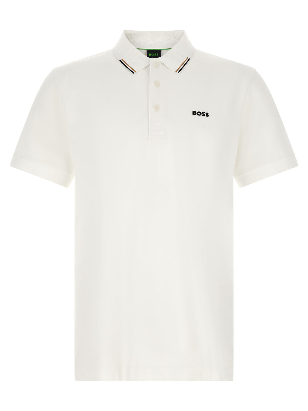 Hugo Boss Cotton Polo Shirt in White