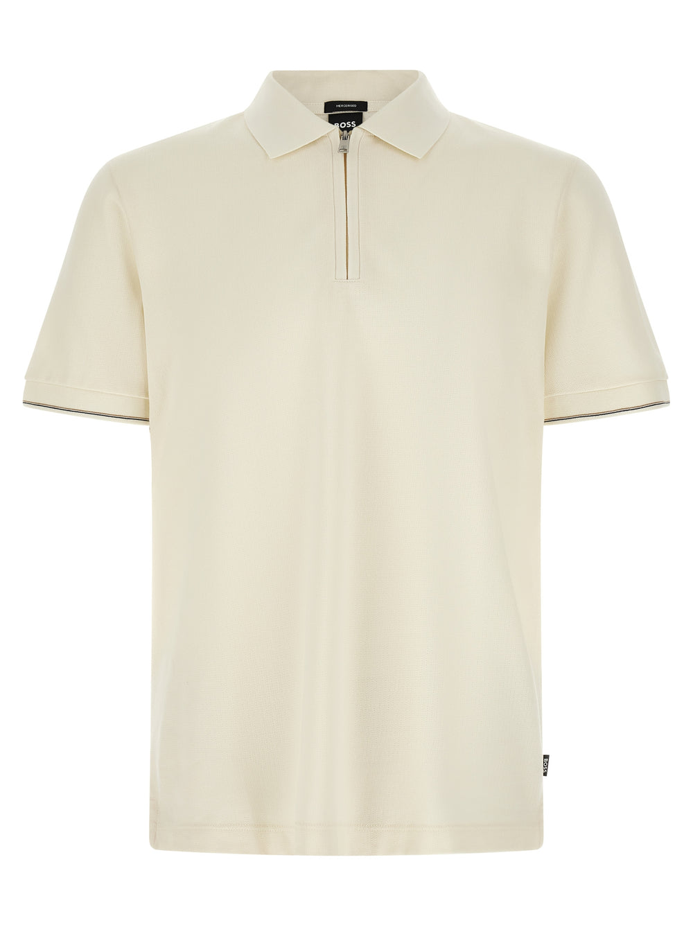 Hugo Boss Βαμβακερό Polo από 100% βαμβάκι σε Μπεζ