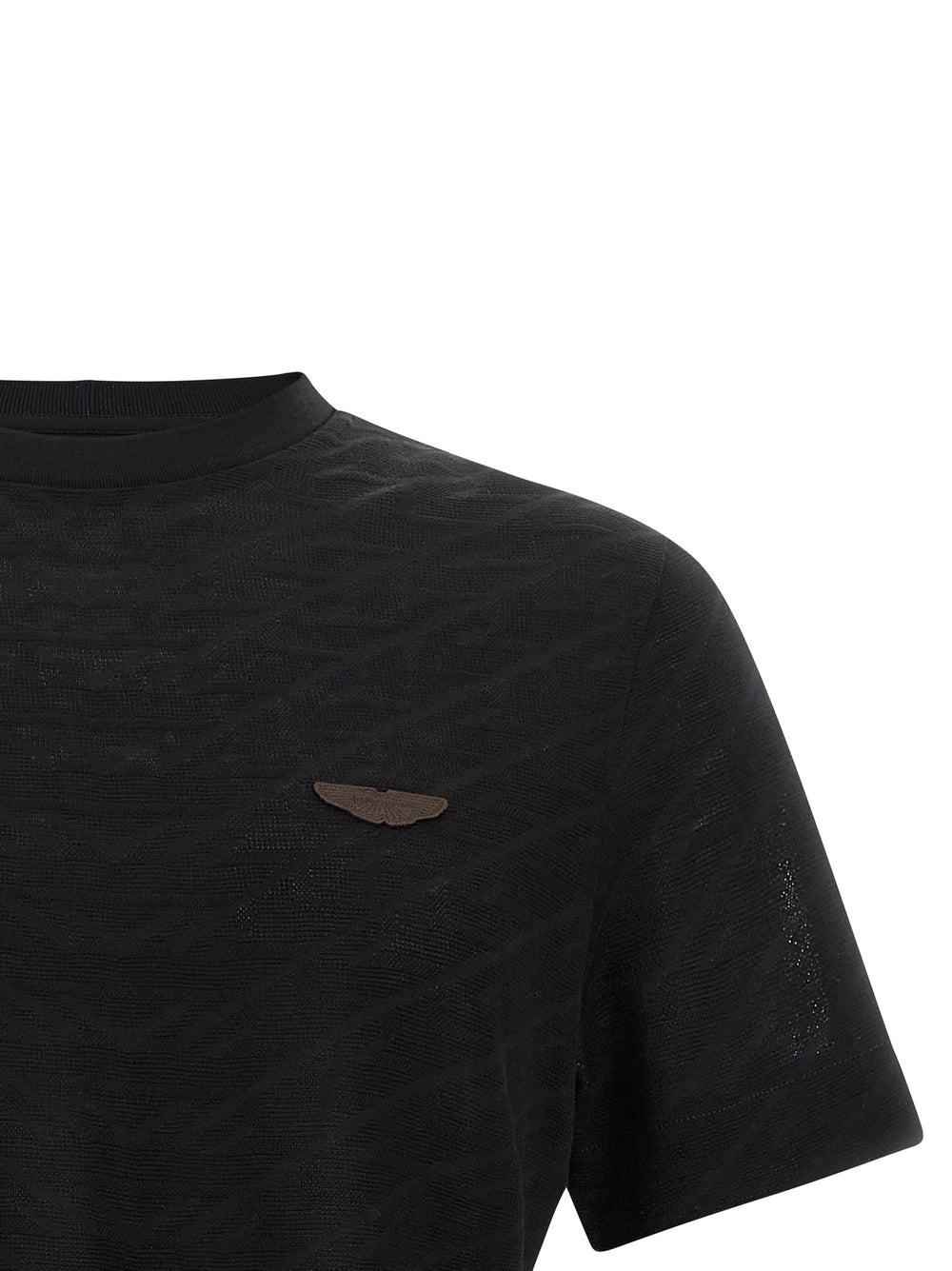 Hugo Boss Βαμβακερό T-Shirt σε Μαύρο